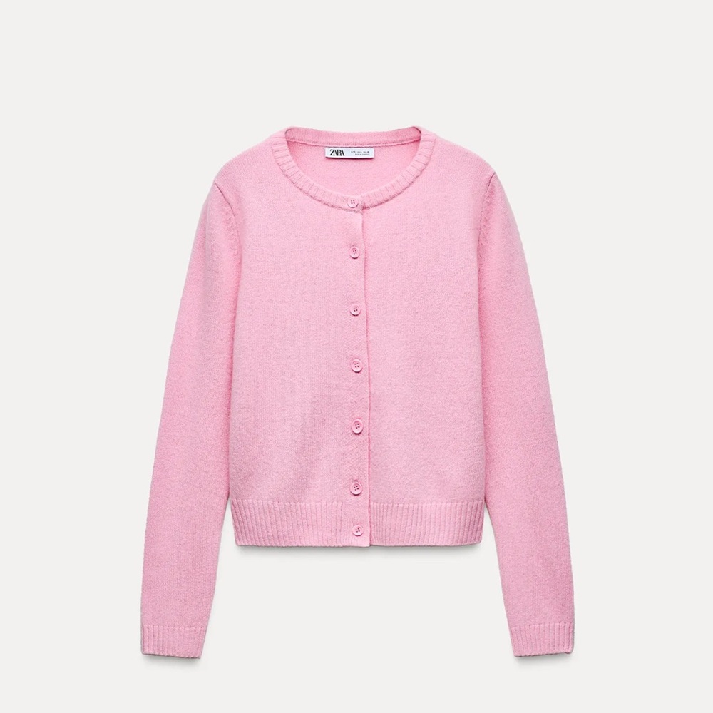Zara Pink Cardigan in S